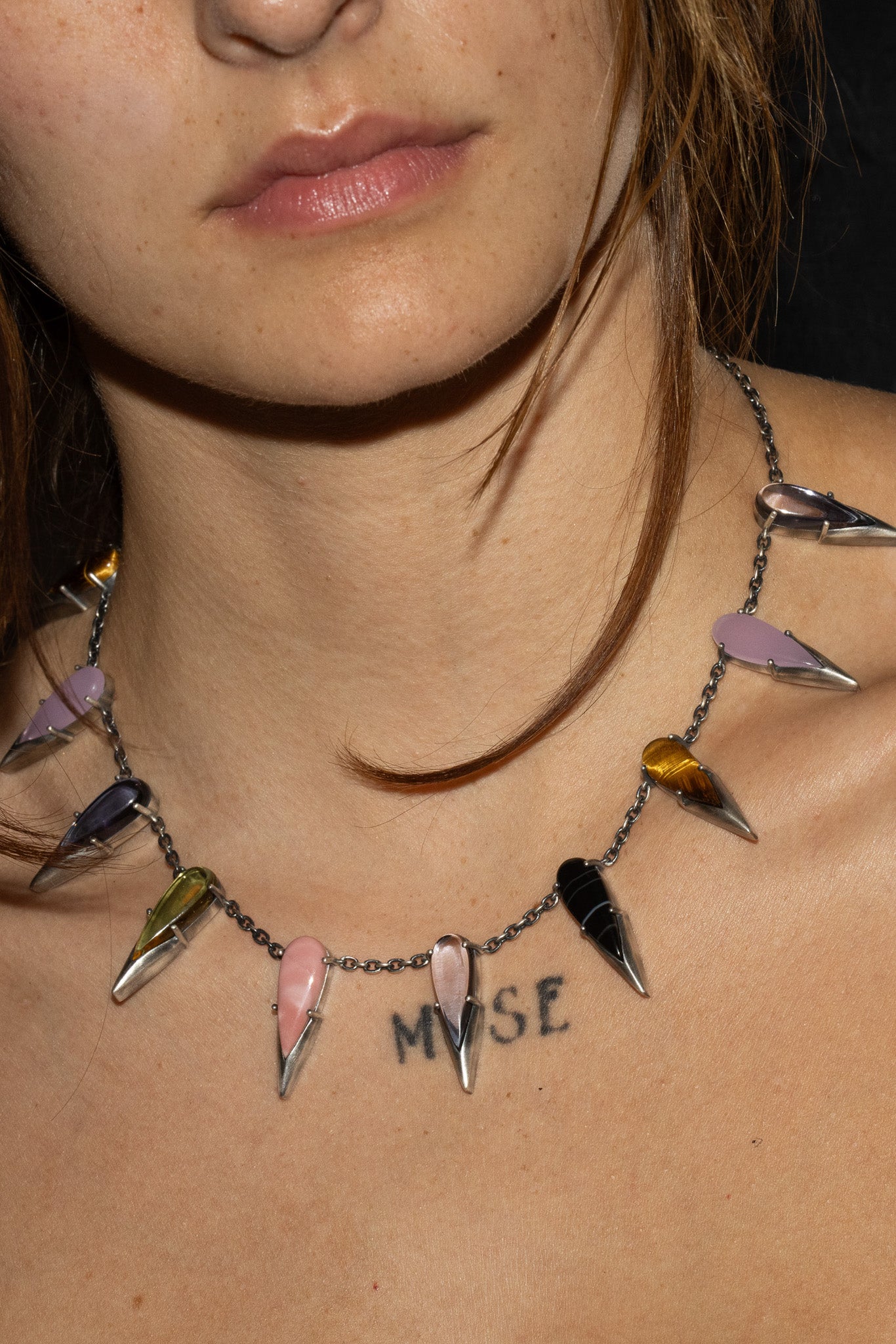 The Saber Tooth Necklace in Punk Rocks Vesper Obscura